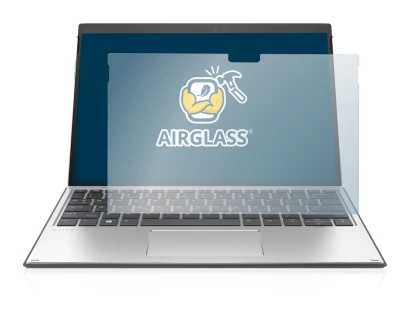 Immagine del dispositivo HP Elite x2 G8 con un'ampia varietà di protezioni per lo schermo.