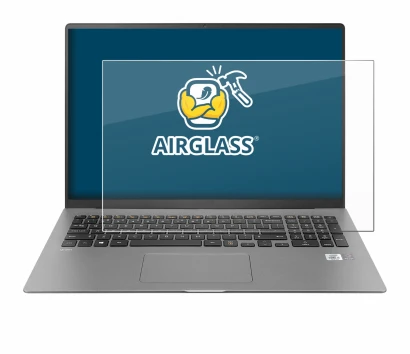 Immagine del dispositivo LG gram 17'' 2021 con un'ampia varietà di protezioni per lo schermo.
