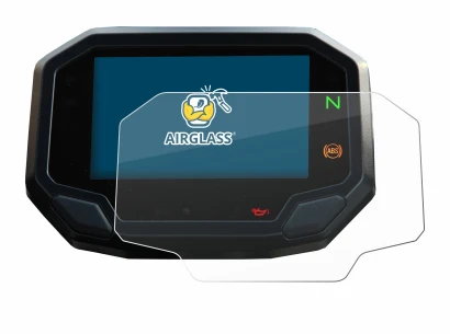 Immagine del dispositivo Kawasaki Z900 2020-2021 con un'ampia varietà di protezioni per lo schermo.
