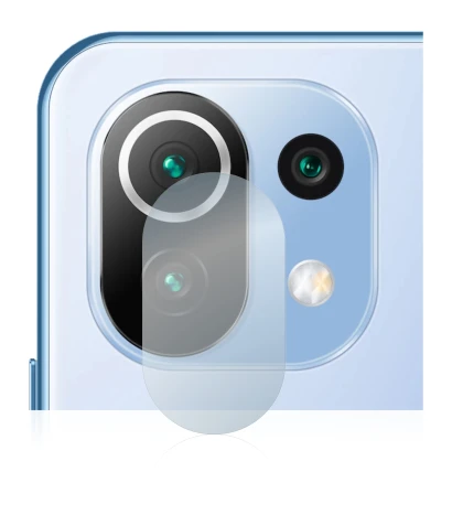 Immagine del dispositivo Xiaomi 11 Lite 5G NE (SOLO Fotocamera) con un'ampia varietà di protezioni per lo schermo.