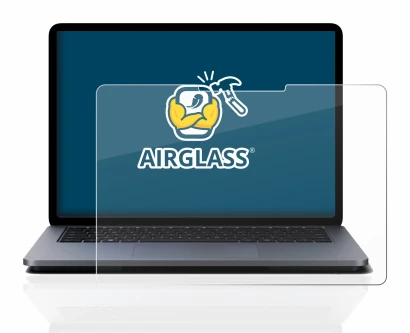 Immagine del dispositivo Microsoft Surface Laptop Studio con un'ampia varietà di protezioni per lo schermo.