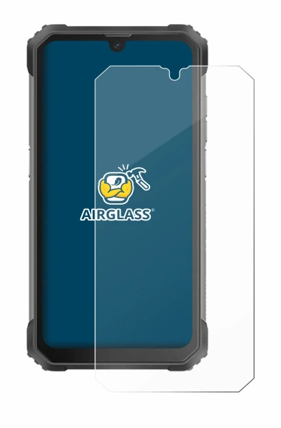 Immagine del dispositivo Blackview BV8800 con un'ampia varietà di protezioni per lo schermo.