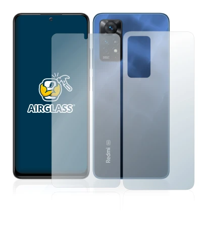 Immagine del dispositivo Xiaomi Redmi Note 11 Pro 5G (Fronte+Retro) con un'ampia varietà di protezioni per lo schermo.