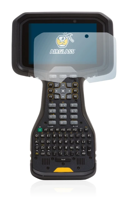 Immagine del dispositivo Trimble TSC5 con un'ampia varietà di protezioni per lo schermo.