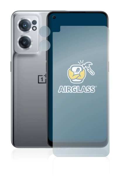 Immagine del dispositivo OnePlus Nord CE 2 5G (Fronte+Fotocamera) con un'ampia varietà di protezioni per lo schermo.