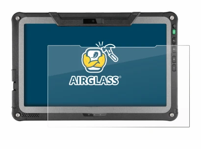 Immagine del dispositivo Getac F110 G6 con un'ampia varietà di protezioni per lo schermo.