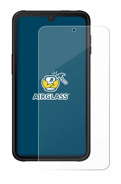 Immagine del dispositivo Samsung Galaxy XCover 6 Pro con un'ampia varietà di protezioni per lo schermo.