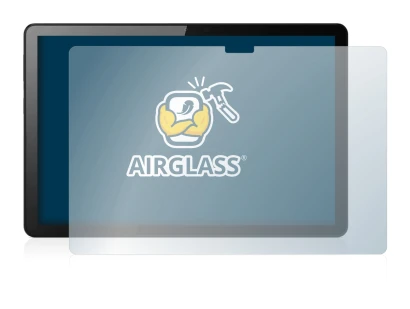 Immagine del dispositivo Lenovo Tab M10 (3a Gen.) con un'ampia varietà di protezioni per lo schermo.