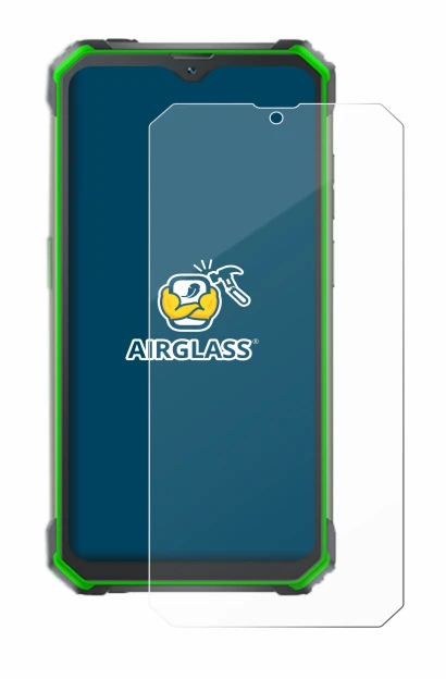 Immagine del dispositivo Blackview BV7100 con un'ampia varietà di protezioni per lo schermo.