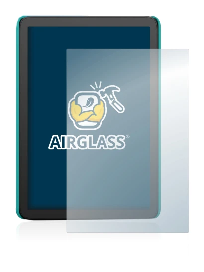 Immagine del dispositivo Amazon Kindle Kids (2022) con un'ampia varietà di protezioni per lo schermo.