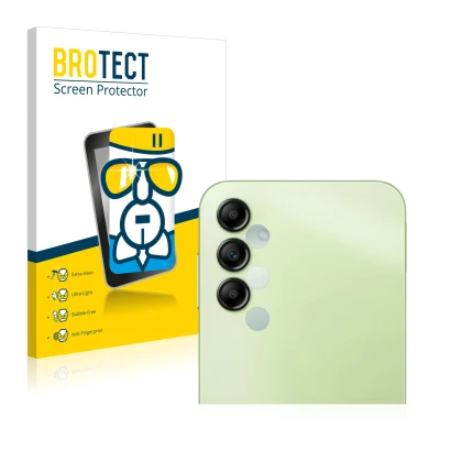 Parte frontale di una confezione del prodotto con il logo del marchio BROTECT. Accanto è raffigurato il dispositivo Samsung Ga