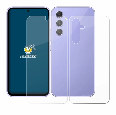 Immagine del dispositivo Samsung Galaxy A54 5G (Fronte+Retro) con un'ampia varietà di protezioni per lo schermo.