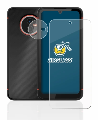 Immagine del dispositivo Gigaset GX4 (Fronte+Fotocamera) con un'ampia varietà di protezioni per lo schermo.