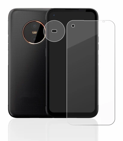 Immagine del dispositivo Gigaset GX6 (Fronte+Fotocamera) con un'ampia varietà di protezioni per lo schermo.