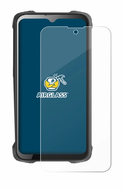 Immagine del dispositivo Cubot King Kong 9 con un'ampia varietà di protezioni per lo schermo.