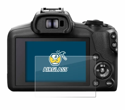 Immagine del dispositivo Canon EOS R100 con un'ampia varietà di protezioni per lo schermo.