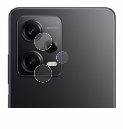 Immagine del dispositivo Xiaomi Redmi Note 12 Pro 5G (SOLO Fotocamera) con un'ampia varietà di protezioni per lo schermo.