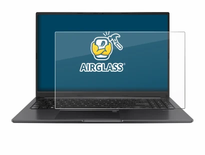 Immagine del dispositivo ASUS Vivobook 15 OLED con un'ampia varietà di protezioni per lo schermo.
