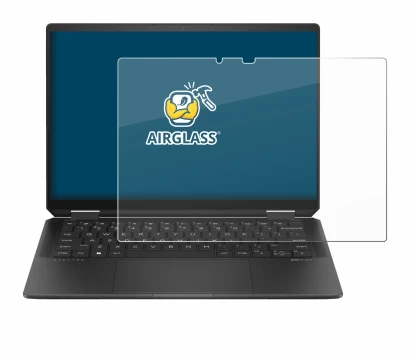 Immagine del dispositivo HP Spectre x360 (14-e) 2024 con un'ampia varietà di protezioni per lo schermo.
