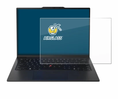 Immagine del dispositivo Lenovo ThinkPad X1 Carbon Gen 12 14" con un'ampia varietà di protezioni per lo schermo.