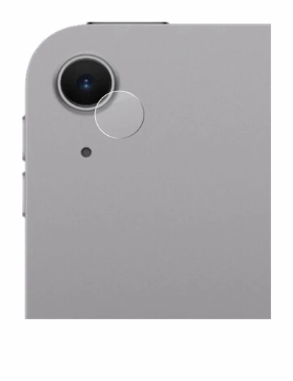 Immagine del dispositivo Apple iPad Air 11" M2 2024 (SOLO Fotocamera) con un'ampia varietà di protezioni per lo schermo.