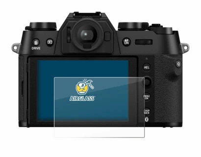 Immagine del dispositivo Fujifilm X-T50 con un'ampia varietà di protezioni per lo schermo.