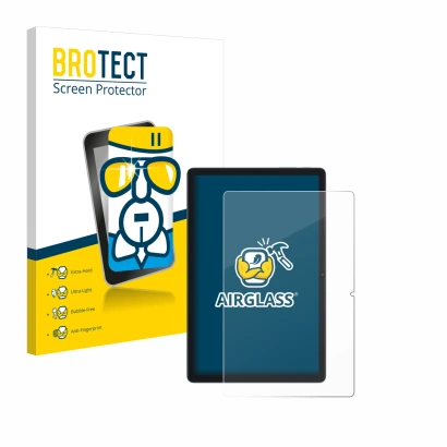 Parte frontale di una confezione del prodotto con il logo del marchio BROTECT. Accanto è raffigurato il dispositivo Blackview 