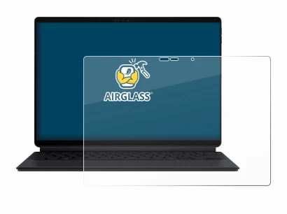 Immagine del dispositivo ASUS ProArt PZ13 con un'ampia varietà di protezioni per lo schermo.