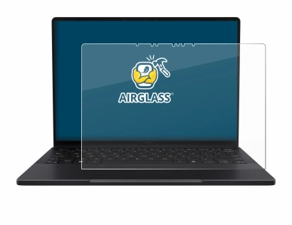 Immagine del dispositivo ASUS ProArt PX13 con un'ampia varietà di protezioni per lo schermo.