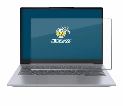 Immagine del dispositivo Lenovo ThinkBook 14 Gen 7 con un'ampia varietà di protezioni per lo schermo.