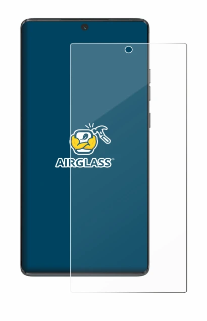 Immagine del dispositivo Motorola Moto G85 con un'ampia varietà di protezioni per lo schermo.