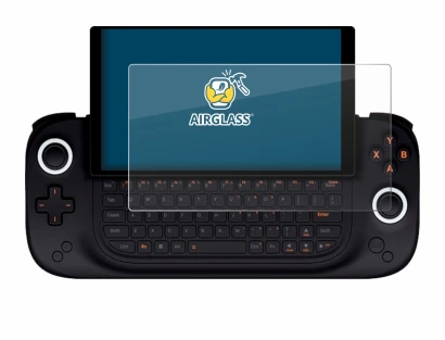 Immagine del dispositivo Ayaneo Slide con un'ampia varietà di protezioni per lo schermo.