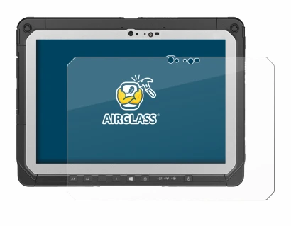 Immagine del dispositivo Panasonic Toughbook CF-20 MK2 con un'ampia varietà di protezioni per lo schermo.