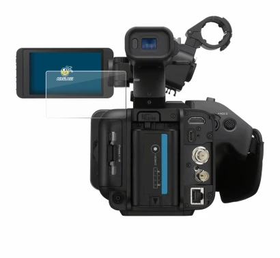 Immagine del dispositivo Sony PXW-Z200 con un'ampia varietà di protezioni per lo schermo.