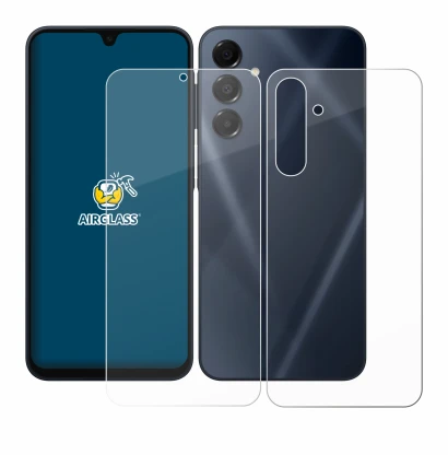 Immagine del dispositivo Samsung Galaxy A16 5G (Fronte+Retro) con un'ampia varietà di protezioni per lo schermo.