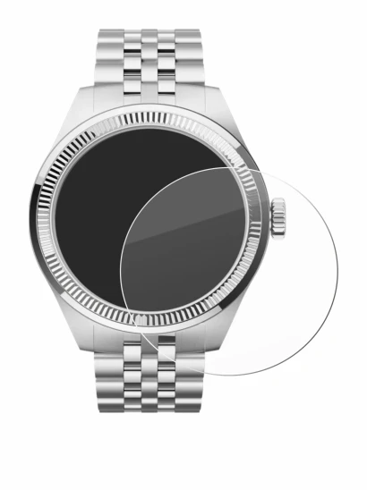 Immagine del dispositivo Withings ScanWatch Nova Brilliant (39 mm) con un'ampia varietà di protezioni per lo schermo.