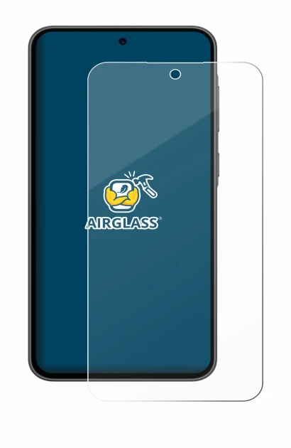 Immagine del dispositivo Samsung Galaxy A36 5G con un'ampia varietà di protezioni per lo schermo.