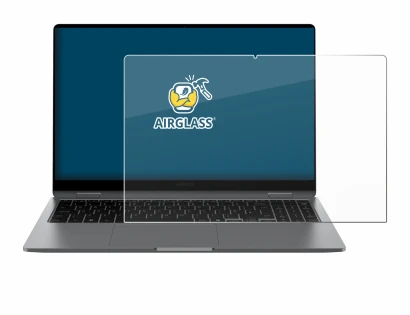 Immagine del dispositivo Samsung Galaxy Book5 360 15.6" con un'ampia varietà di protezioni per lo schermo.