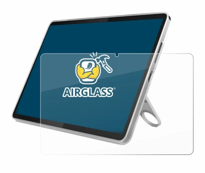 Immagine del dispositivo Lenovo Tab 10.1" con un'ampia varietà di protezioni per lo schermo.