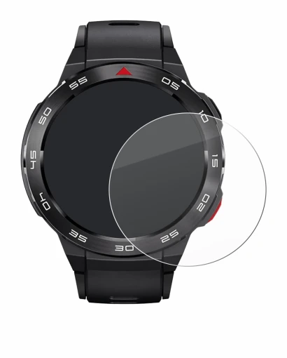 Immagine del dispositivo Xiaomi Mibro GS Pro con un'ampia varietà di protezioni per lo schermo.