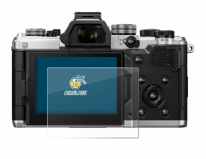 Immagine del dispositivo OM System OM-3 con un'ampia varietà di protezioni per lo schermo.