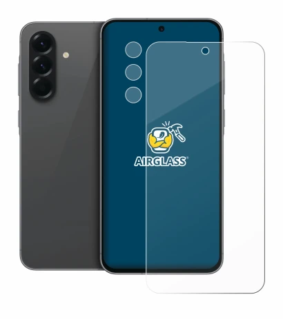 Immagine del dispositivo Samsung Galaxy A56 5G (Fronte+Fotocamera) con un'ampia varietà di protezioni per lo schermo.