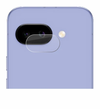 Immagine del dispositivo Google Pixel 9a (SOLO Fotocamera) con un'ampia varietà di protezioni per lo schermo.