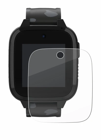 Immagine del dispositivo Xplora XGO3 (2a Gen.) con un'ampia varietà di protezioni per lo schermo.