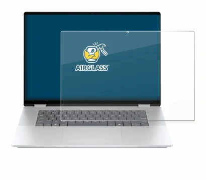 Immagine del dispositivo HP OmniBook X Flip 16-aX con un'ampia varietà di protezioni per lo schermo.