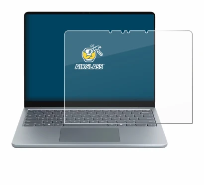 Immagine del dispositivo Microsoft Surface Laptop 13" con un'ampia varietà di protezioni per lo schermo.