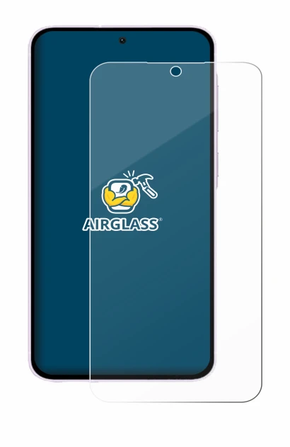 Immagine del dispositivo Samsung Galaxy A56 5G (case-friendly) con un'ampia varietà di protezioni per lo schermo.