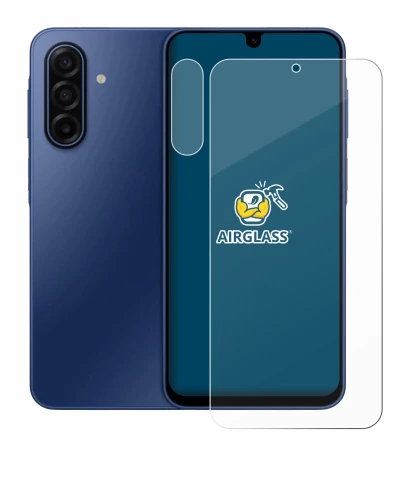 Immagine del dispositivo Samsung Galaxy A17 5G (Fronte+Fotocamera) con un'ampia varietà di protezioni per lo schermo.
