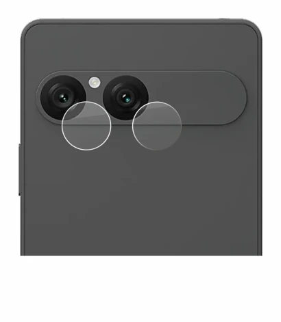 Immagine del dispositivo Sony Xperia 10 VII (SOLO Fotocamera) con un'ampia varietà di protezioni per lo schermo.