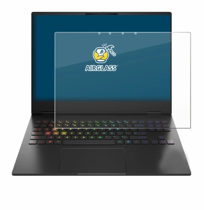 Immagine del dispositivo HP Omen Transcend 16-u1000nl con un'ampia varietà di protezioni per lo schermo.